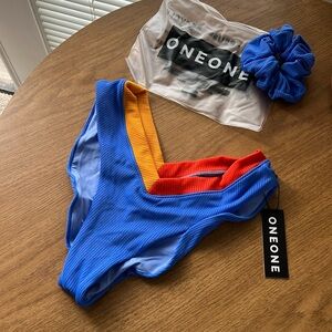 ONEONE Swimsuit Bottoms Cheeky Coverage NWT